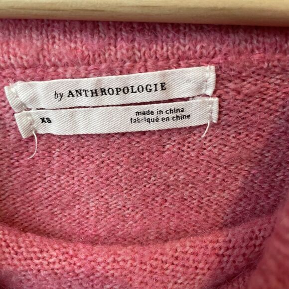Anthropologie‎ Womens Sweater Size XS Pink - Picture 4 of 7